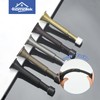 HOMOTEK 10 Pack Telescoping Spring Door Stoppers, Extended from 3-1/8
