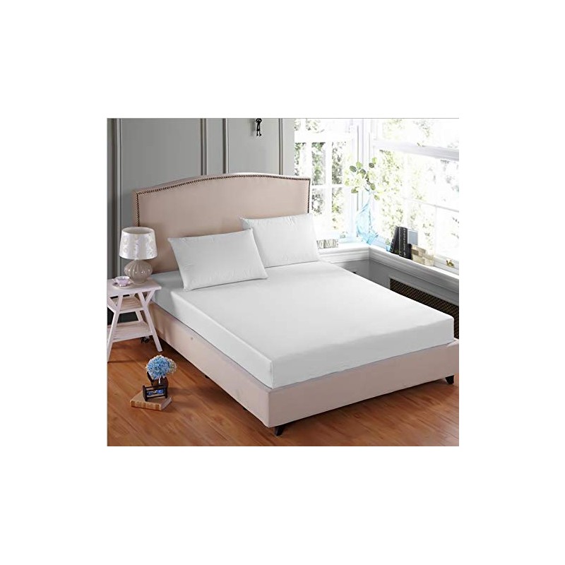 Easy Care Percale Poly Cotton Fitted Bed Sheet (Fitted Sheet