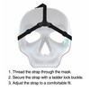 2 Pack Adjustable Mask Strap Kit Including Elastic Bands Sliders