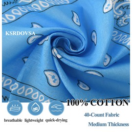 2 Pcs Bandana Black Brown, 100% Cotton Paisley Bandana Bandanas For Men Women, Large Cowboy Bandana Headband Handkerchief,Vintage Square Head Scarf