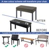 BUYUE Luxury Piano Bench Cover, (20"- 27") L x (11.8"-