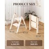 GameGem 2 Step Ladder, Folding Step Stool with Wider Pedal,