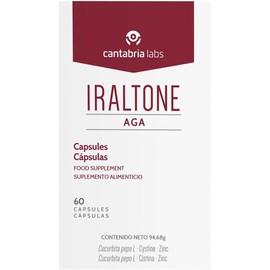 Cantabria Labs Iraltone AGA Anti-Hair Loss Supplement – Thinning Control, 60 Capsules