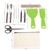 12 Pcs Vinyl Weeding Tools Set Scissors Tweezers Ruler Shovel