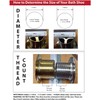 Westbrass 1-1/4" NPSM (1-5/8"-16 UNC-2A) Fine Thread Twist & Close