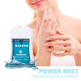  Hand Sanitizer Spray, 500 Sprays Each for Hand Cleaning, Power Mist Hand Sanitizer Spray Travel Size 1.35 FL OZ for Adults, Travel Power Mist Hydrating (Aloe, lavender)