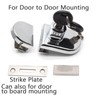 LC LICTOP No Drill Showcase Lock for 0.2-0.3 inch Glass,