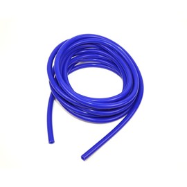 TenkeAuto Universal 20ft High Temperature 3/8" 10mm inner Diameter Vacuum Tubing hose Silicone Maximum 60 PSI (BLUE, (3/8") 10mm)
