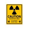 Reflective Sticker Kobo Radiation Caution Sticker (M) Retroreflective, Weatherproof 5