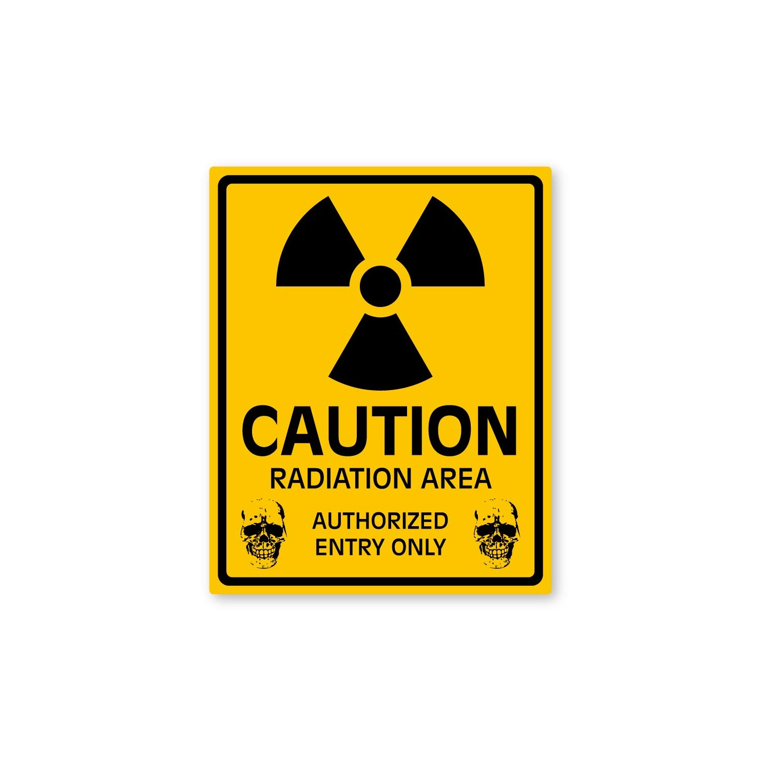 Reflective Sticker Kobo Radiation Caution Sticker (M) Retroreflective ...