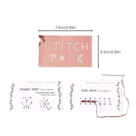 Creative M-ini Sewing Book Cards, Sewing Book Embroidery Step By Step Cards, Learn A Variety Of Sewing Techniques Kit, Elevate Sewing Skills For Embroidery Beginners Sewing Enthusiasts