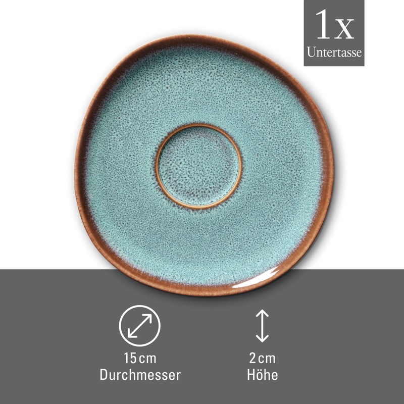 like. by Villeroy & Boch - Lave Glacé Coffee Saucer