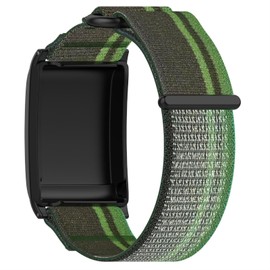 GIOPUEY Bracelet Compatible with WHOOP One/Peak/Life MG/5.0/4.0/3.0, Braided Nylon Bracelet [Unisex] Elastic Replacement Strap - Rainbow Colours