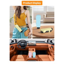 Shaluoman Cover Case for DJI Osmo Pocket 3, Full Protection Portable Pocket 3 Case with Magnetic Storage Slot Gimbal/Lens/Screen Protector Accessories