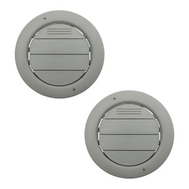 LXROAR01 2PCS Roof Headliner AC Heater Air Vents Gray Compatible with Ford Transit 2015 to 2025 Year, Roof Air AC Vent for YC3Z-19893-AA