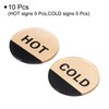 PATIKIL Self Stick Hot/Cold Water Label, 5 Pairs/10 Pack Acrylic