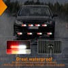 Nilight 8PCS Led Strobe lights 12LED Red white Emergency Light