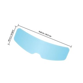 Yardwe 4 Piezas Película Antiempañante y Mica Antilluvia para Casco de Motocicleta Transparente y Resistente Lluvia de Compatible con Varias Visores F