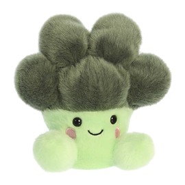 Aurora® Adorable Palm Pals™ Luigi Broccoli™ Stuffed Animal - Fun Collectible Plush for Kids and Adult Collectors - Perfect for Decorating Rooms and Birthday Gifts - Green 5.5 Inches