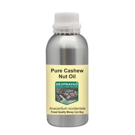 Devprayag Pure Cashew Nut Oil (Anacardium occidentale) Natural Therapeutic Grade 300ml (10 oz)