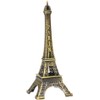 Wpppan 1Pc Gold Eiffel Tower Statue - Mini Artificial Metal