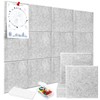 Large Cork Board Alternative, Puxinargo 12-Pack 11.8"x11.8" Felt Wall Tiles
