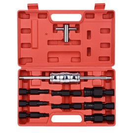 ACIMOD Motorcycle Blind Inner Bearing Puller Tool Kit, 8-32mm Collets Internal Bearing Removal Tool with Slide Hammer, 9 pcs Inner Bearing Extractor Kit