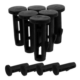 WHAMVOX 10pcs Trash Can Lid Latch Plastic Hinge Pins for Wheelie Bins Secure Latch Mechanism for Outdoor Garbage Bins for Parks Streets and Schools