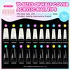 Acrylic Nail Kit for Beginners with 10 Colors Gel Nail