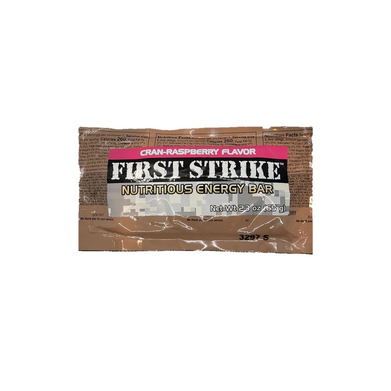 First Strik Bars Variety Pack 6 Bars (3 Cran-Raspberry 3