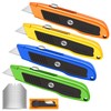 DIYSELF 4 Pack Retractable Box Cutters, Utility Knives with 10