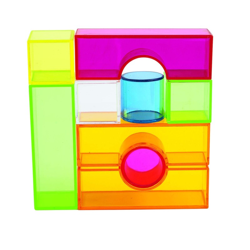 Excellerations STEM Translucent Light Blocks - Set of 100 in