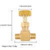 Breezliy 2 Piece Heavy Duty Brass Instrument Replacement Control Needle
