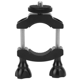 Akozon Handlebar Mount, 1/4 Inch Bike Camera Clip, Motorcycle Tripod Clamp Holder for Bicycle, Motorcycle, Sports Camera Mount