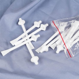 Beaupretty Nose Wax Sticks Plastic Nasal Applicators Spatulas Disposable Hair Removal Rod for Home Store Travel 40pcs