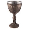 VOGLER Joh. Vogler GmbH Bronzed Viking Goblet Hugin and Munin