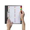 Marbig Marbig 35100 Indices PP A4 1-5 Tab Grey