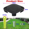 BOSHCHEN ACFHRL2 Polycarbonate Blades Trimmer Head Compatible with Ryobi 18V,
