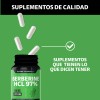 Berberina Hcl 500mg Clorhidrato Potenciado Piperina Pimienta Negra Raíz Cúrcuma