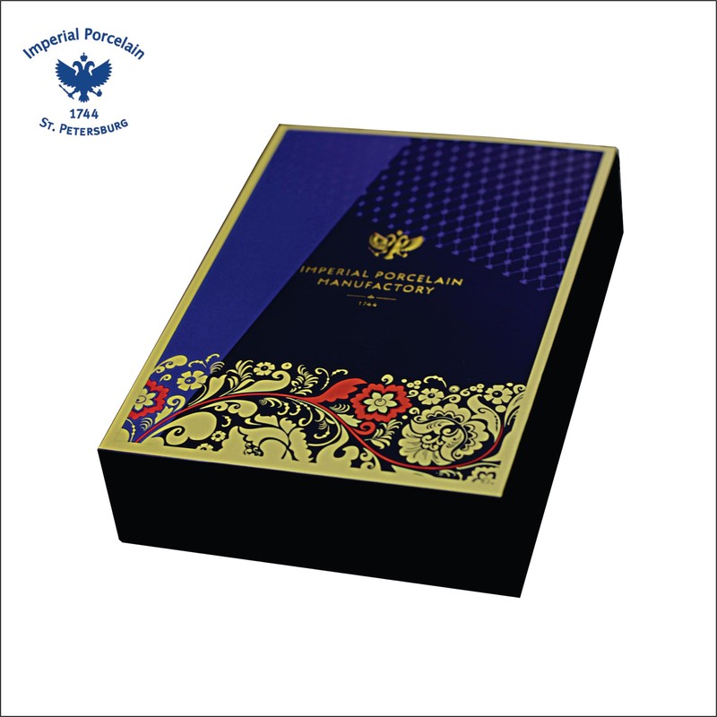 Lomonosov Imperial Porcelain Cobalt Net Blue Silverware Stainless Steel (Spoon,
