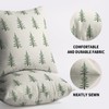 Smozenith Christmas Pillow Covers 18x18 Set of 2, Dark Light