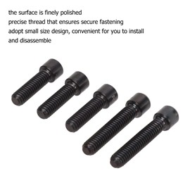 Front Rear Derailleur Screw ,Cage Screws M4 3Pcs 13 . 5 2Pcs 20mm ,Titanium Alloy Rustproof Easy Installation Cage Screws ,for Mountain Bike DIY