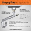 Snappy Trap Single Kitchen Sink Drain Kit, 1-1/2" with Flexible