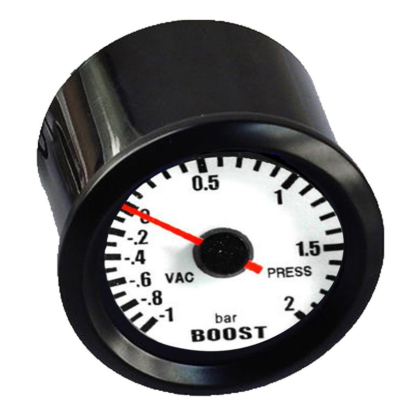 Mintice™ Car Motor Vehicle Black Face 2" 52mm Pointer Boost