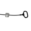 FR D-Pull Recliner Handle and Cable, 3mm Barrel, 3.25" Exposed