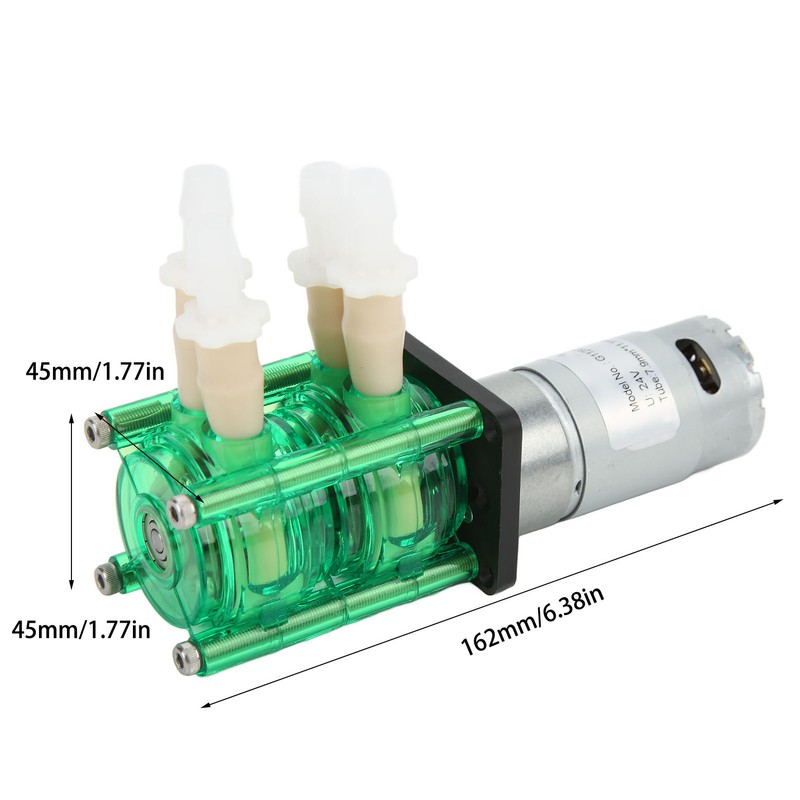 Dual Head High Flow Corrosion Resistant Peristaltic Pump Liquid Dosing