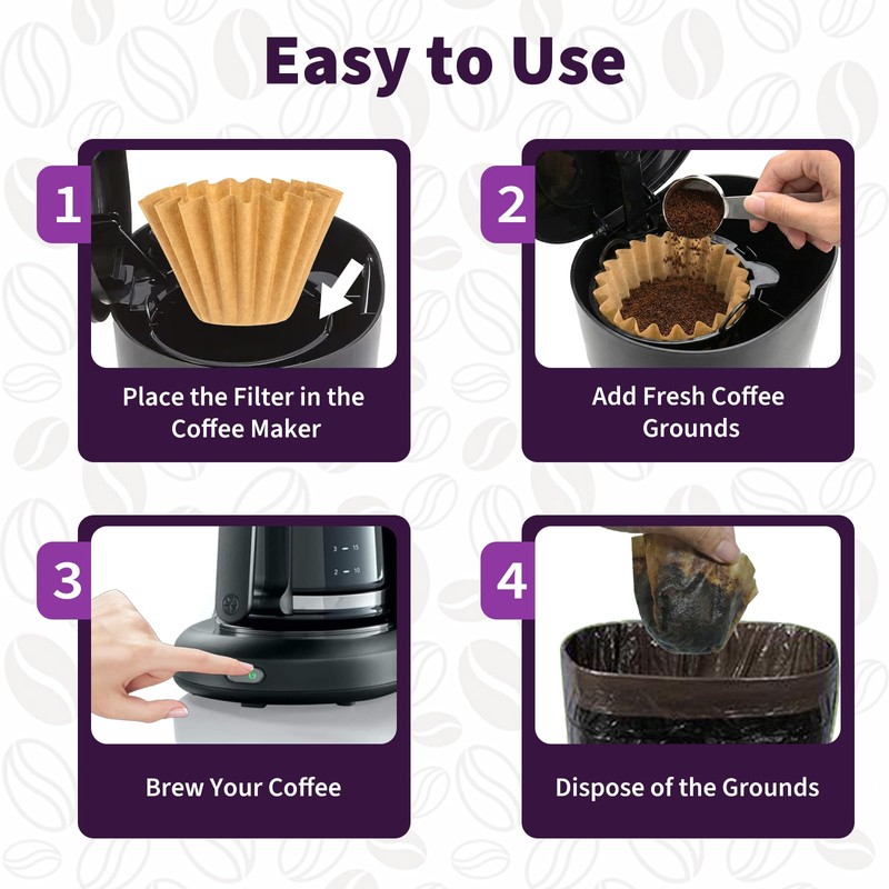 150 PCS Coffee Filters Compatible with Mr. Coffee 5-Cup, Small