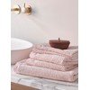 ESSENZA Connect Organic Breeze Rose Towel 60 x 110 cm