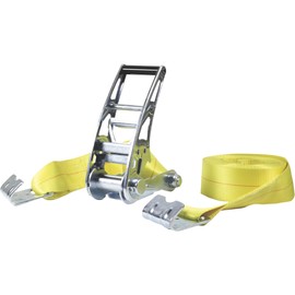 SmartStraps Commercial-Grade Stamped Ratchet Tie-Down Strap - 3in. x 27ft. with Flat Hook, 15,000-Lb. Breaking Strength, Model Number 4518