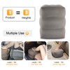 Inflatable Travel Foot Rest Pillow, Kids Airplane Bed, Adjustable Height
